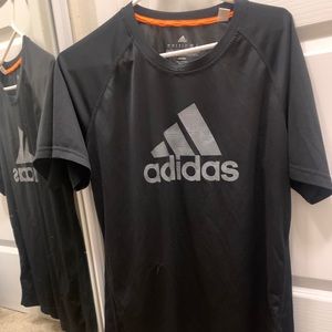 Adidas lightweight black running tee